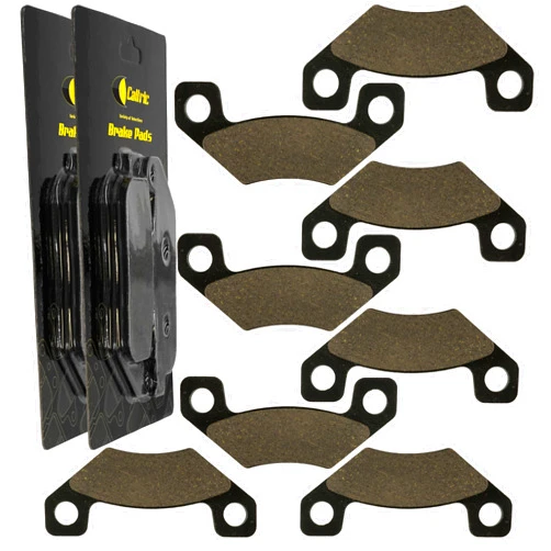 Caltric VGA12182 VGA12183 Front and Rear Brake Pads Compatible with John Deere Gator HPX 4x4 4x2 Diesel/TX Turf 4X2 TX4X2 Gator