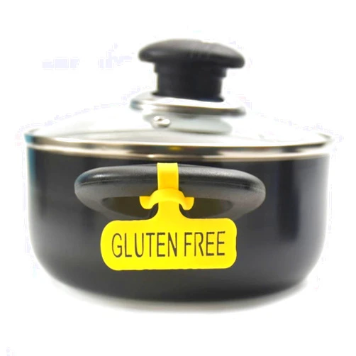 Name-Me ARG Set of 2 Gluten-Free Silicone Tag Label Markers – Perfect for Identifying Gluten-Free Kitchen Utensils for Guests on Gluten-Free Diets