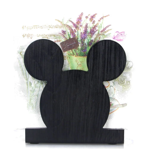 Renawe Cute Wooden Napkin Holder for Table Decor Kitchen Bathroom Desk Accessories Modern Cocktail Funny Decorative Xmas Home Decor Farmhouse Wood Cool Christmas