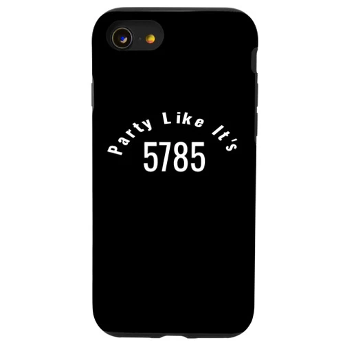 Rosh Hashana Party Like It's 5785 Gear iPhone SE (2020) / 7 / 8 Rosh Hashana Party Like It's 5785 Jewish New Year Case