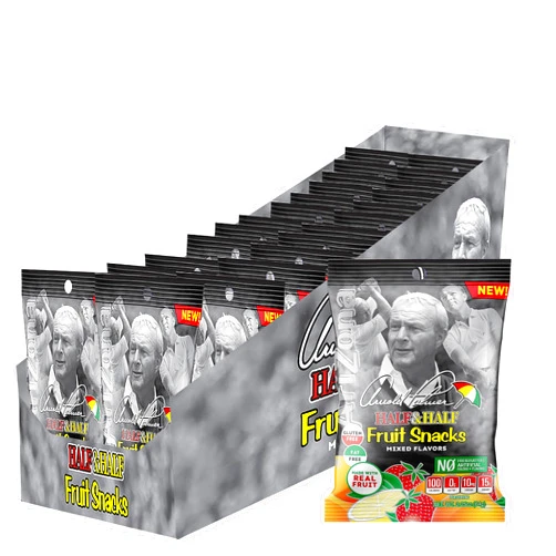 AriZona Fruit Snacks, Arnold Palmer Gluten Free Gummy Chews, 2.25 Ounce Individual Single Serve Bags (Pack of 24)