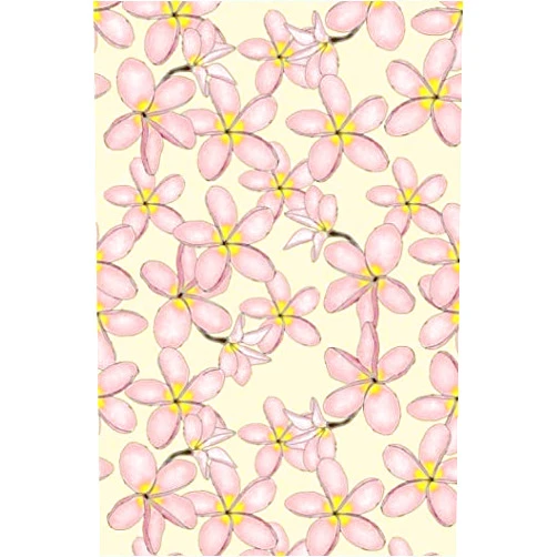 Michele Wilcox Plumeria Flower Journal: Pink And White, Tillie Hughes Plumeria