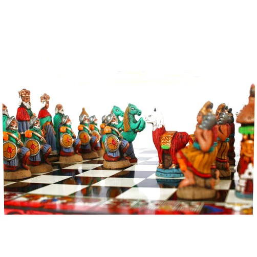 Generic Handcrafted Wood Chess Set - Travel-Friendly Luxury Edition with Artisan Design - Classic Strategy Board Game