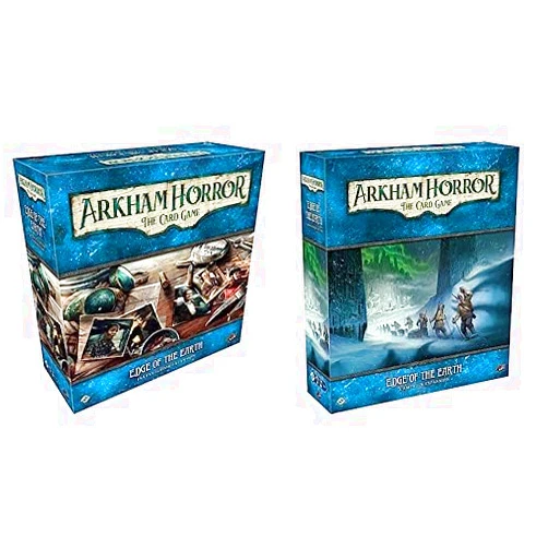 Fantasy Flight Games Arkham Horror The Card Game Edge of The Earth Investigator and Campaign Expansion Bundle | Scary Mystery Games for Adults | Great for Game Night | Made