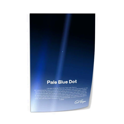 Generic Carl Sagan Pale Blue Dot Poster (5) Canvas Print Wall Art Decoration Living Room Office Bedroom Aesthetic 12x18inch(30x45cm) Unframe-style