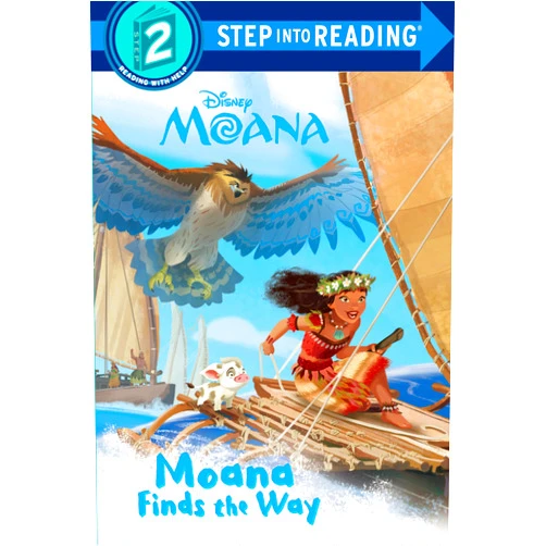 RH Disney Moana Finds the Way (Disney Moana) (Step into Reading)