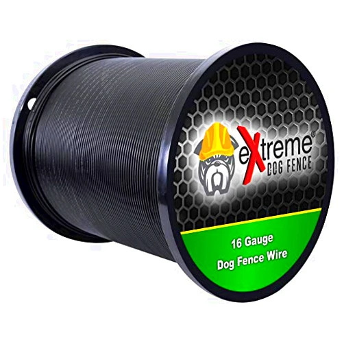 Extreme Dog Fence Professional Electric Dog Fence Wire - Heavy Duty Direct Ground Burial Rated Perimeter Wire - Stands Up to The Elements on Any Wired Underground Dog Fence - 1500 Feet High Grade 16 Gauge