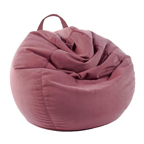 LPMOERA Stuffed Animal Storage Bean Bag Chair Cover (No Filler) For Kids and Adults.Pets Dogs/Cats Lazy Beds.Soft Premium Corduroy Stuffable Bean Bag For Organizing Children Plush Toys or Memory Foam