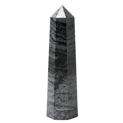 Amazing Gemstone Hematite Crystal Towers - Natural Healing Crystal Point Obelisk for Reiki Healing and Crystal Grid (2 Inch to 3 Inch)