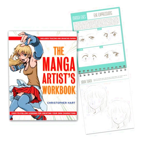 By Christopher Hart (Author) The Manga Artist's Workbook: Easy-to-Follow Lessons for Creating Your Own Characters