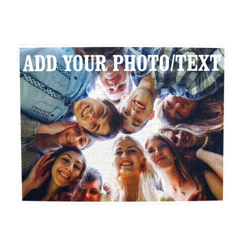 AIUSAAMZ Custom Puzzles from Photos 300/500/1000 Pieces,Photo Puzzles Personalized,Customized Puzzle Gifts for Adults Family,Birthday, Wedding,Friends