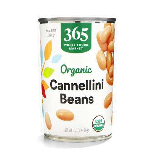 365 by Whole Foods Market, Organic Cannellini Beans, 15.5 Ounce (Pack of 6)