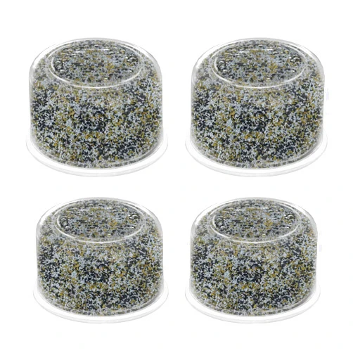 Mixzeny Shower Head Filter Replacement Cartridge Compatible with All Canopy Handheld & Fixed Filtered Shower Head, Shower Filter For Hard Water, 4 Pack