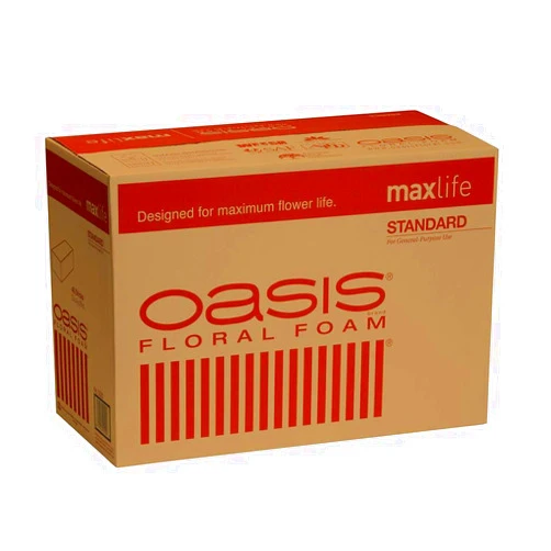 Dashington Oasis Standard Floral Foam MaxLife, Case of 48 Bricks
