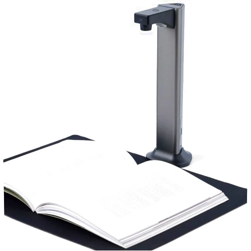 Kitnery Document Scanner Camera: 13MP Book Scanner Auto Flatten A3 Capture Size Asymmetric Lighting Tech Portable USB Document Camera for Laptop/Desktop Scanner OCR TTS Run On Windows & MacOS