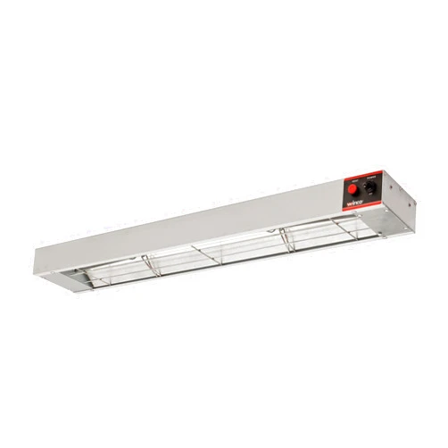 Winco ESH-36, 36-Inch Electric Strip Heater, 850W, 7A, Commercial Grade Infrared Food Warmer, Pass-Through Stations Heating, ETL,Silver