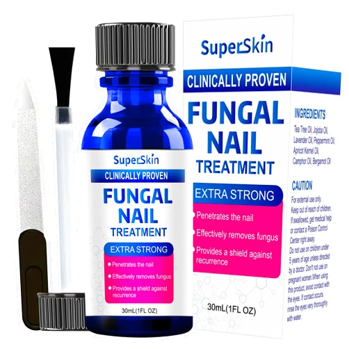 Super-Skin Toenail Fungus Treatment: Toenail Fungus Treatment Extra Strength - Nail Fungus Treatment for Toenail - Toe Nail Fungus Treatment Extra Strength - Nail Fungus Treatment - Safely and Gently - 30ml
