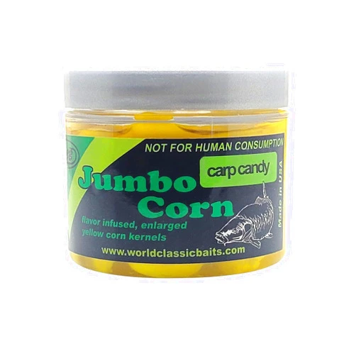 World Classic Baits WCB Carp Baits - Flavored Jumbo Corn Bait - Ideal for Carp Fishing