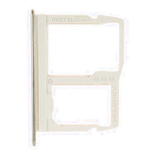 Wholesale Gadget Parts SIM & Micro SD Card Tray for LG Stylo 6 (Silver) with Separator Card