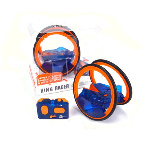 HEXBUG Ring Racer, Self-Stabilizing Rechargeable Remote Control Robot Toys for Kids, STEM Toys for Boys & Girls Aged 8 & Up, (Colors May Vary)