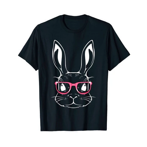 Bunnies Breed Wild Domestic World Nature Animal Funny Rabbit Bunny Glasses Geek Nerd Funny Humor Spring T-Shirt