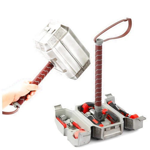 FATIANLEE Thor Hammer Tool Box Multifunctional Thors Hammer Toolbox Set Novelty Home Hammer Tool Kit 12 Piece Home Tool Set Gift for men