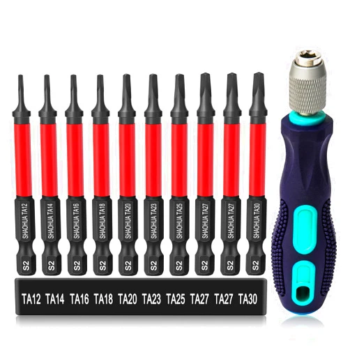SHAOHUA Triangle Screwdriver Bits w/1/4