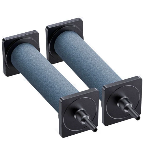 Pawfly Aquarium Air Stone for Air Pump 5 Inch Fish Tank Air Stone Bubbler Cylindrical Bubble Release Tool Oxygen Diffuser for Fish Tanks Buckets Small Ponds and DWC Systems, 2 Pack