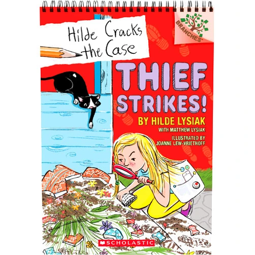 By Hilde Lysiak (Author), Matthew Lysiak (Author), Joanne Lew-Vriethoff (Illustrator) & 0 more Thief Strikes!: A Branches Book (Hilde Cracks the Case #6)