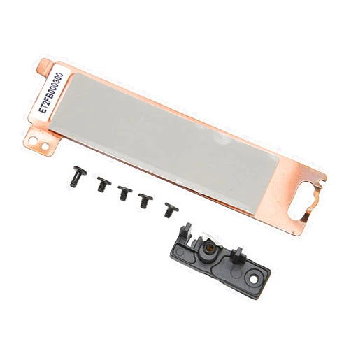 Cyllde M.2 SSD Heatsink Cover, SturdyAluminium Alloy SSD Heatsink Caddy with Bracket and 5 Screws for Latitude 5400 5401 5404 5410 5411