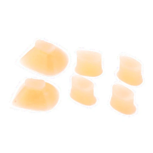 Tomantery Flutes Mute Key Pads, Universal Flute Tail Bricks Easy Replacement Compact Silicone for Musical Instrument Parts Accessories Replacement Dampeners Pads Brick Silicone Light Yellow Gifts