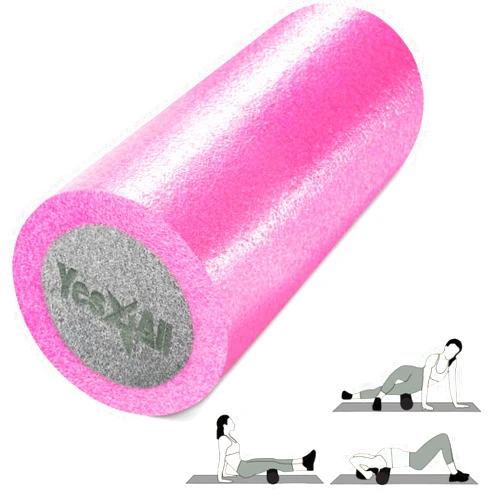 Yes4All Soft-Density Foam Roller 12, 18, 24, 36 inch - Premium Two-Layer PE for Back Pain Relief, Deep Tissue, Legs Massage, Physical Therapy, Muscle Recovery and Exercises