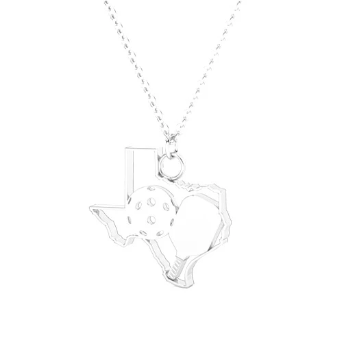 CUZINA TEXAS Pickleball Necklace & Pendant
