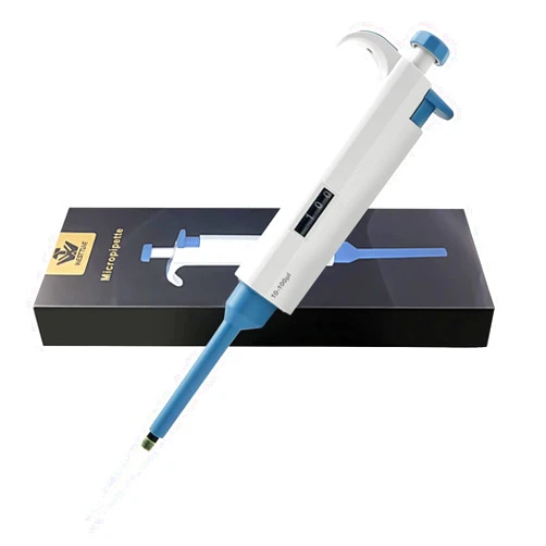 WEST TUNE 10-100μL Micropipette High-Accurate Pipettor Adjustable Variable Volume Single-Channel Pipette for Laboratory