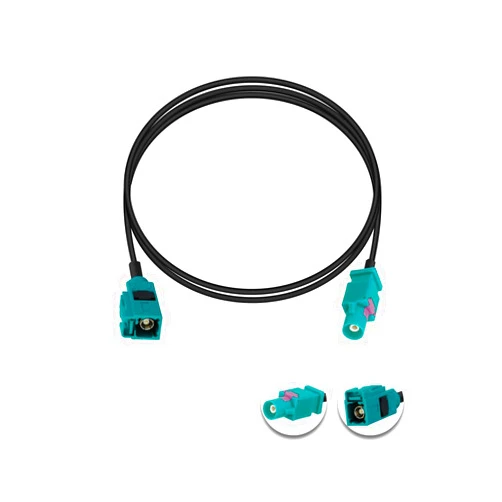 POBADY Fakra Z Cable Fakra Z Male to Fakra Z Female RF Coax Cable 3.3ft/1m Fakra Z Female to Male Vehicle Car Antenna Extension Cable RG174 for Car Stereo GPS Navigation