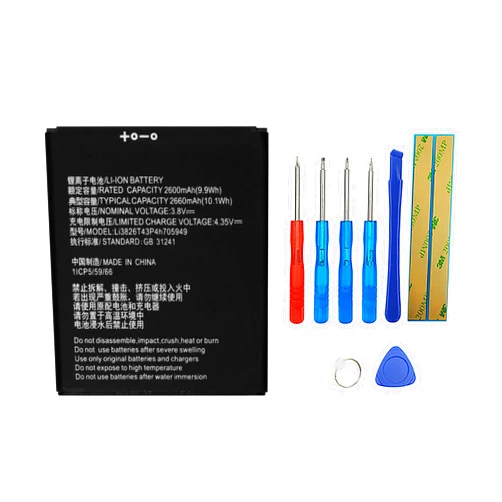 SWARK New Rechargeable Battery Li3826T43P4h705949 Compatible with Consumer Cellular ZTEAvid 579 Z5156CC with Tools
