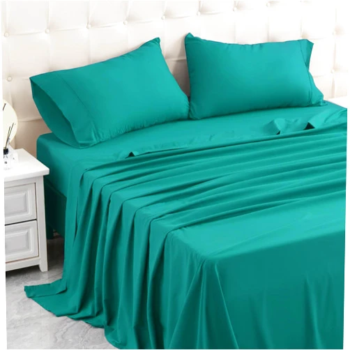 MICORAL Full Bed Sheets Set, Soft Breathable Bedding Sheet Set, Sheets Set with 16