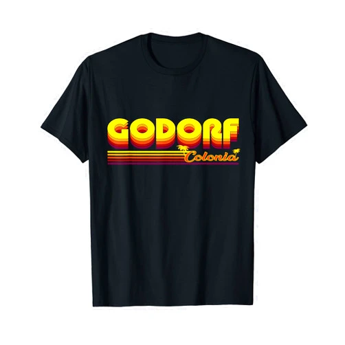 Köln Godorf Colonia Retro und Vintage Design Kölner Viertel und kölsches Karneval Veedel T-Shirt