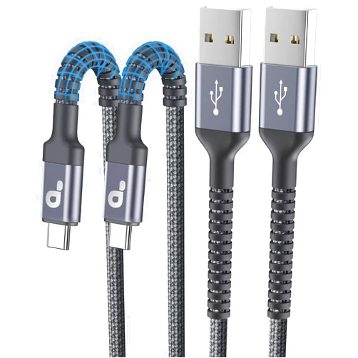 PRAKIE USB A to USB C for Carplay USB C Cable 3FT, Car Charger Cable 2Pack Short Type C Fast Charging Cord Upgraded Extra Durable USBC Cord Compatible with iPhone 17 16 15 Pro Max/Samsung Galaxy S23 and More