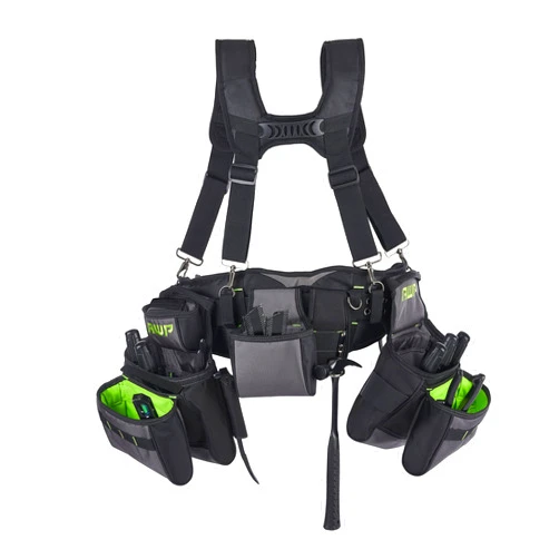 AWP Tool Belt Tool Rig, Durable Premium Utility Belt Organizer for Men & Women, Utility Work, Electrician, Mechanic