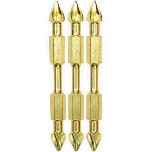 Makita B-39578 Impact Gold Number 1 Phillips Double-Ended Power Bit, 2-1/2-Inch, 3-Pack