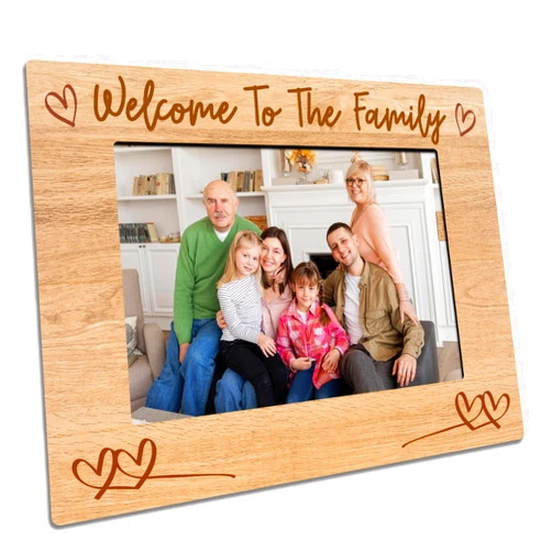 AMHGLW Rustic Wooden Picture Frame For 5