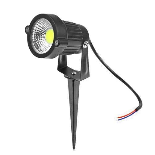 Bysonice Outdoor Landscape Lighting - 5W LED Outdoor Spot Lights Uplighting Indoor Outdoor Spot Lights Garden Light Landscape Lights for Yard Garden House Wall (Cool White) no Plug