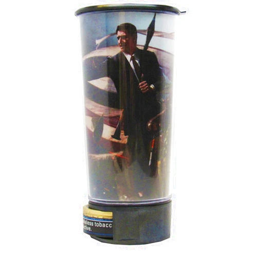 Spit Bud Ronald Reagan Spit Bud Portable Spittoon with Can Opener: The Ultimate Spill-Proof Spitter by Spitbud