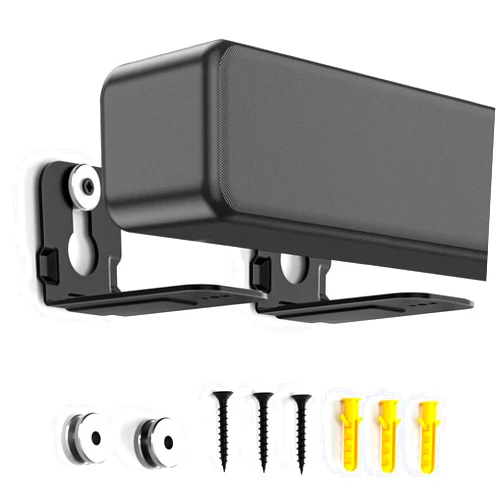 notiela Universal Soundbar Wall Mount Bracket Floating Wall Shelf for Samsung, Sony, LG, Nakamichi, Polk Audio, Vizio, Roku, Onn Soundbar Mount Mounting Bracket Sound Bar Mount Under TV