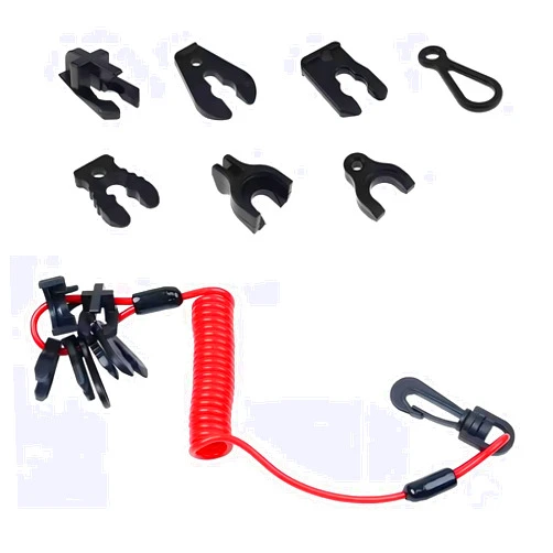 Eratus 1 Set Powerboat Quick Shutdown Rope, 3.07 