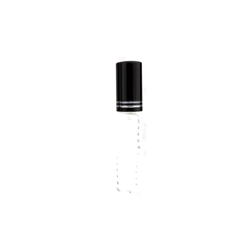 AKVLPGQK 10pc 3.5ml Mini Portable Glass Perfume Bottle Suitable for Travel Portable Refillable Makeup (Color : Black)