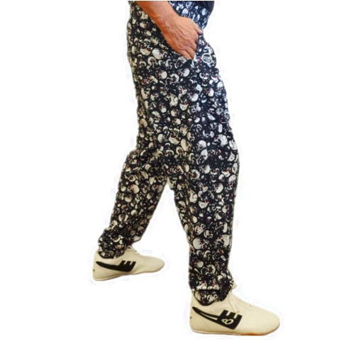Otomix Men's Baggy Bodybuilding Workout Pants Skulls (XX-Large)