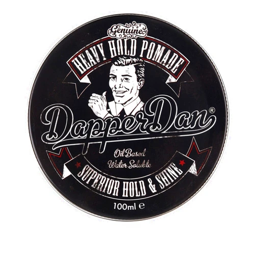 Dapper Dan Heavy Hold Pomade By Dapper Dan, Superior Hold, Petrolatum Free, No Build Up, Liquorice & Vanilla Fragrance 100ml