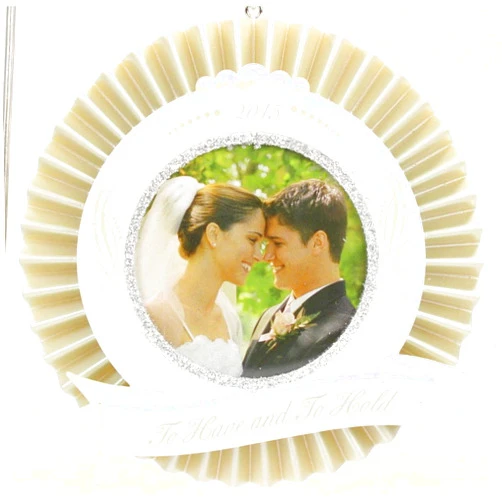 Hallmark Keepsake Ornament Our Wedding Photo Holder
